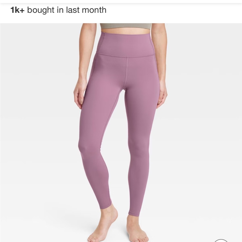 Women's Everyday Soft Ultra High-Rise Pocketed Leggings - All In Motion - Mauve